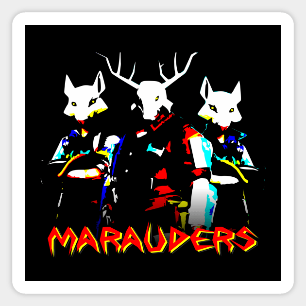 MARAUDERS Sticker by MufaArtsDesigns